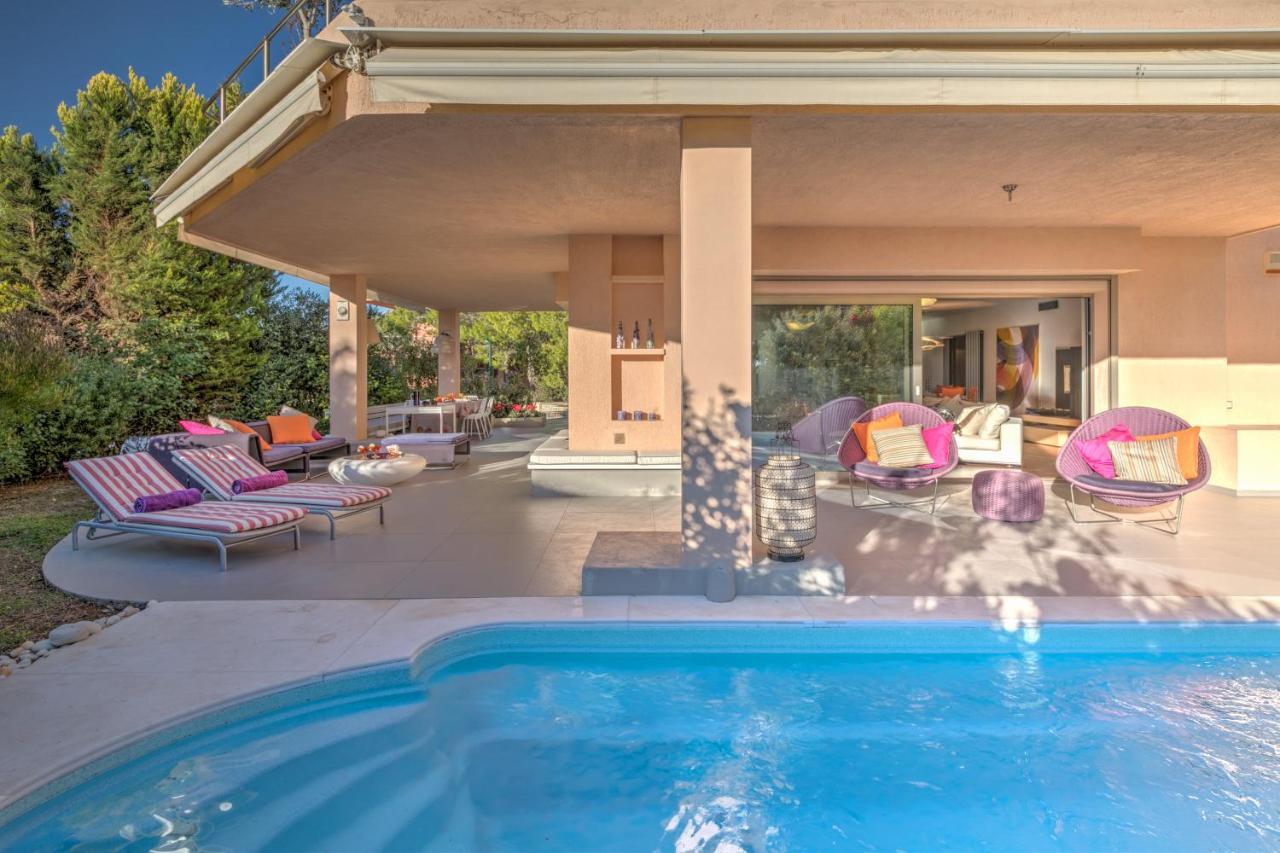 Luxurious Villa Philoxenia Lagonisi Esterno foto