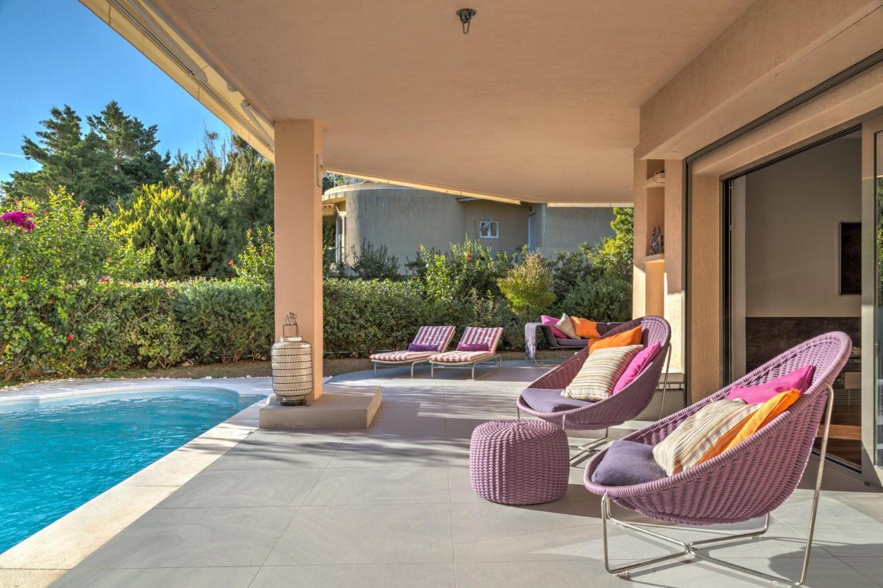 Luxurious Villa Philoxenia Lagonisi Esterno foto